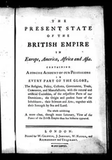 Cover of The Present state of the British empire in Europe, America, Africa and Asia