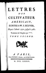 Cover of Lettres d'un cultivateur américain