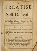 Cover of A treatise of self-denyall