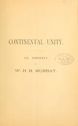 Cover of Continental unity