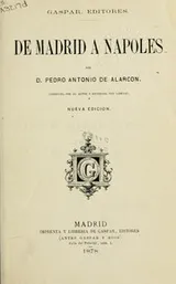 Cover of De Madrid a Napoles