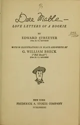 Cover of Dere Mable-love letters of a rookie...