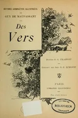 Cover of Des vers