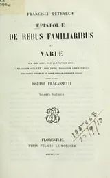 Cover of Epistolae