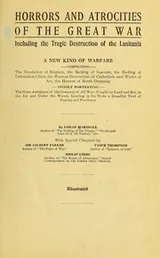 Cover of Horrors and atrocities of the great war