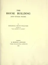 Cover of The house building, and other poems