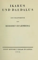 Cover of Ikarus und Daedalus