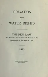 Cover of Irrigation and Water Rights
