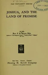 Cover of Joshua, and the land of promise