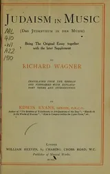 Cover of Judaism in music