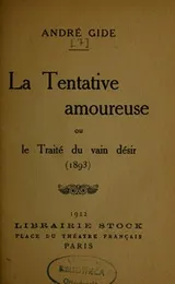 Cover of La tentative amoureuse, or, Le traité du vain désir