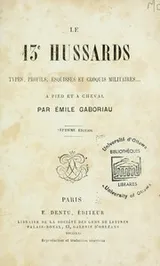 Cover of Le 13e hussards