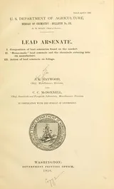 Cover of Lead arsenate