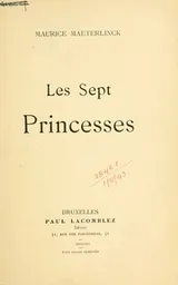 Cover of Les sept princesses