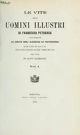 Cover of Vita degli uomini illustri