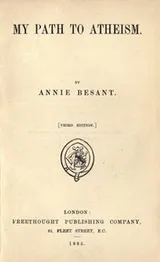 Cover of My path to atheism