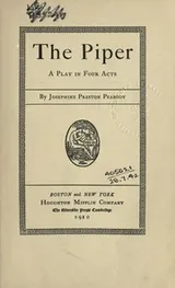 Cover of The piper, a play in four acts