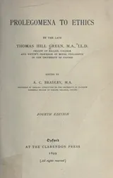 Cover of Prolegomena to ethics