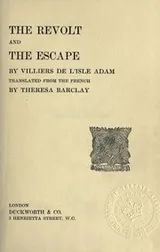 Cover of The revolt, and The escape