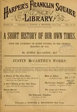 Cover of A short history of our own times