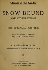 Cover of Snow-bound, and other poems