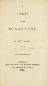 Cover of Tales of an Indian Camp