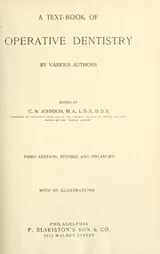 Cover of A text-book of operative dentistry