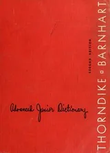 Cover of Thorndike-Barnhart advanced junior dictionary