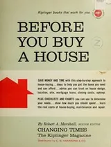 Cover of Before you buy a house