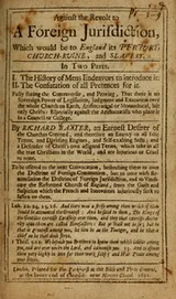 Cover of Against the revolt to a foreign jurisdiction