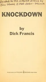 Cover of Knock down