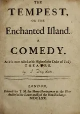 Cover of The Tempest or The Enchanted Island