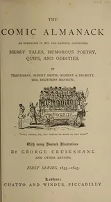 Cover of The comic almanack
