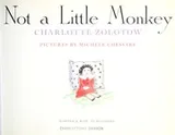 Cover of Not a little monkey
