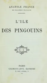 Cover of L' ile des pingouins
