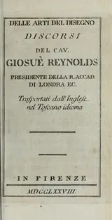 Cover of Delle arti del disegno