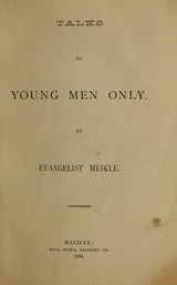 Cover of Talks to young men only