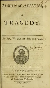 Cover of Timon of Athens