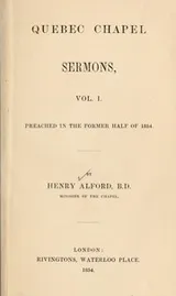 Cover of Quebec Chapel sermons