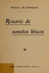 Cover of Rosario de sonetos líricos