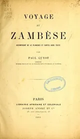 Cover of Voyage au Zambèse