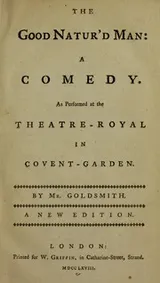 Cover of The good natur'd man