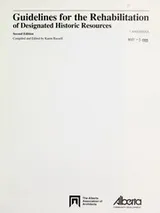 Cover of Guidelines for the rehabilitation of designated historic resources