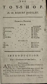 Cover of The Toy-Shop; a Dramatick Satire