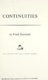 Cover of Continuities