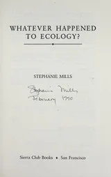 Cover of Whatever happened to ecology?