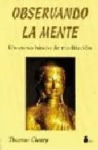 Cover of Observando la mente