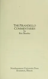 Cover of The Pirandello commentaries