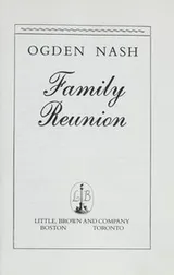 Cover of Family reunion