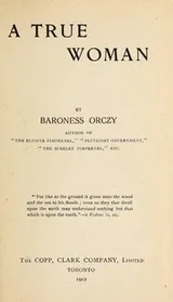 Cover of A true woman